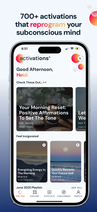 Activations : capture d’écran 7 sur 9