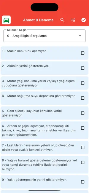 Direksiyon Sınav Asistani 2026 screenshot 1