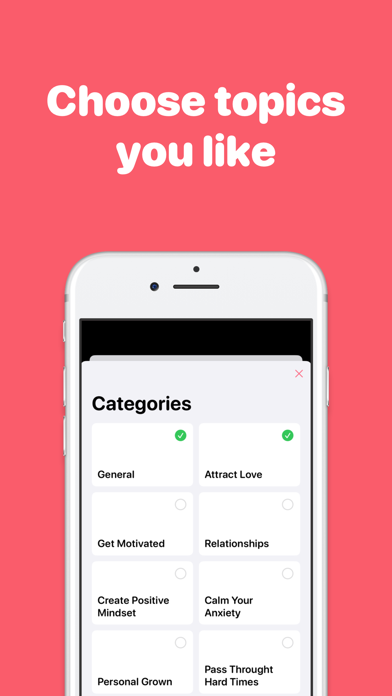 Happy - Daily Affirmations iPhone screenshot 6 - Health & Fitness app