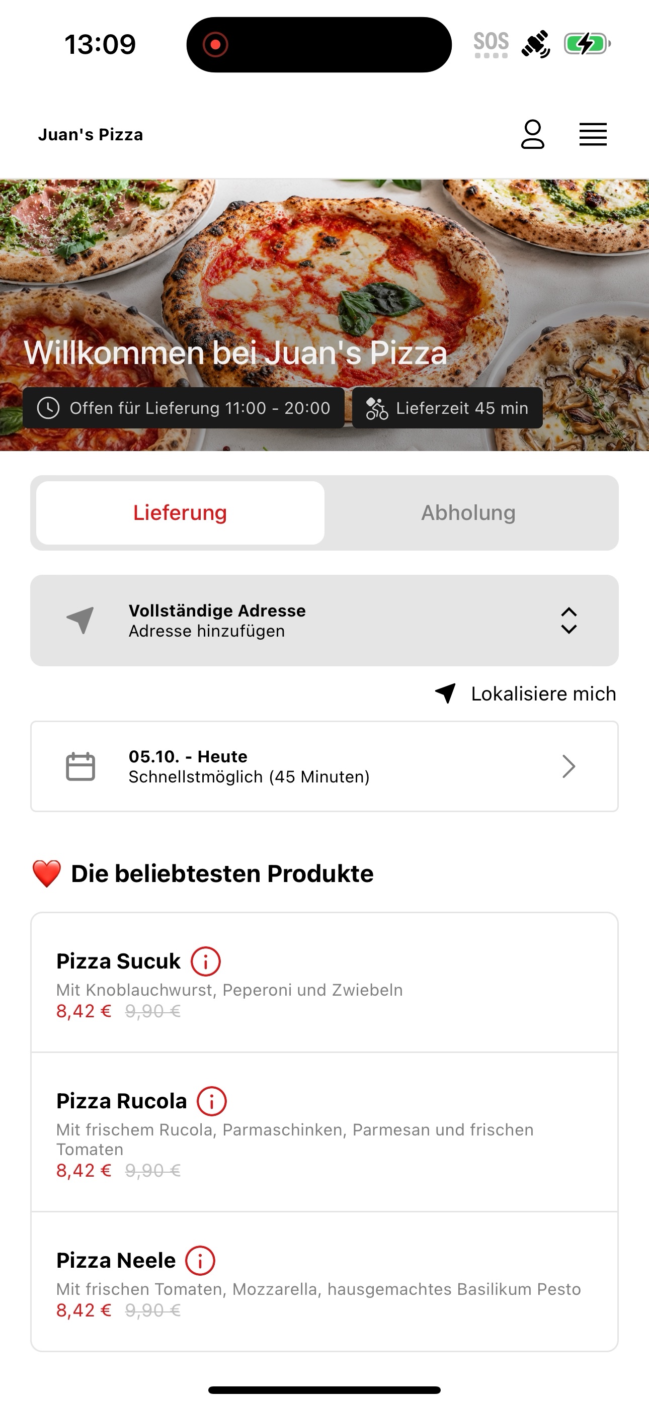 Screenshot 3 of Juan's Pizza