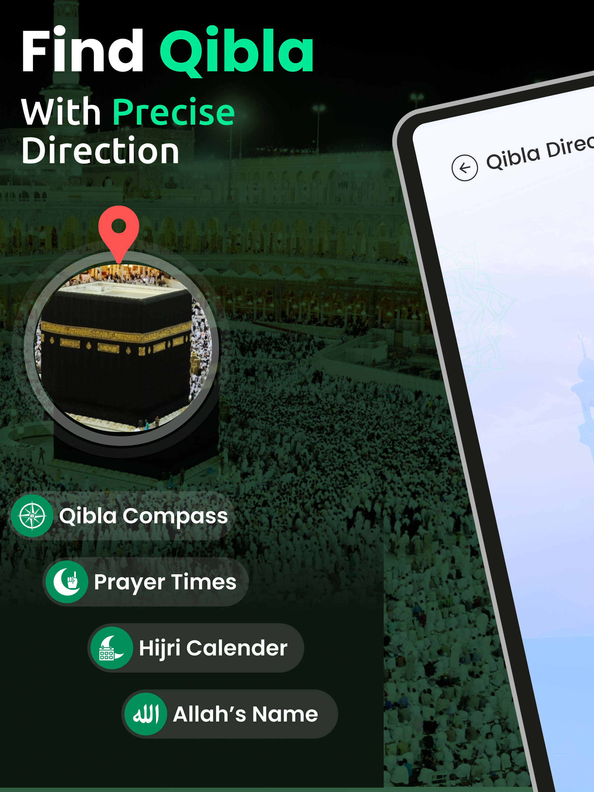 Muslim: Prayer Time|Find Qibla