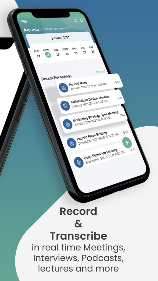 #2. PennAI: AI Note Taker (iOS) โดย: PENN.AI