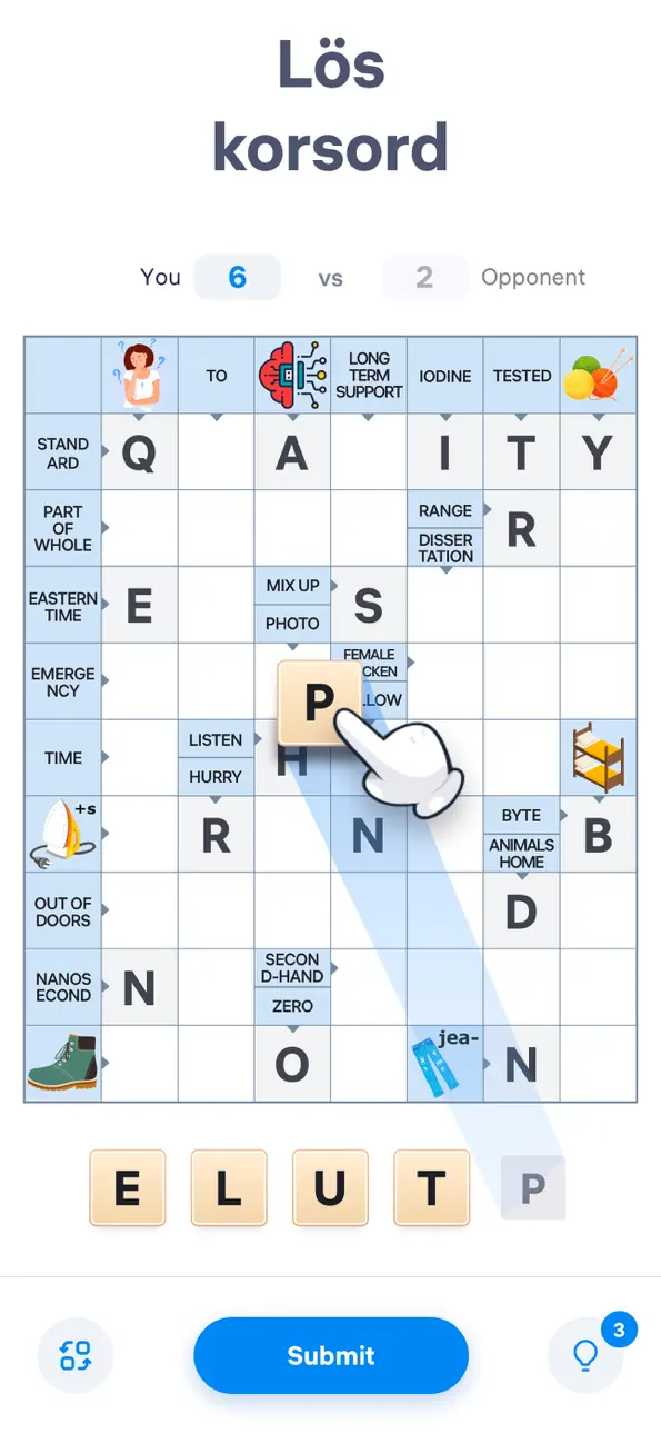 Crossword Master - Word Puzzle iOS Mod IPA screenshot 2 - iOS game interface