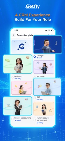 Getfly CRM For Business iPhone screenshot