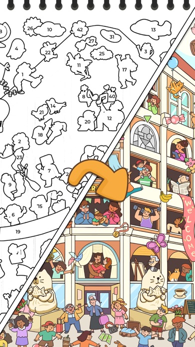 Sticker Book: Coloring Number Screenshot