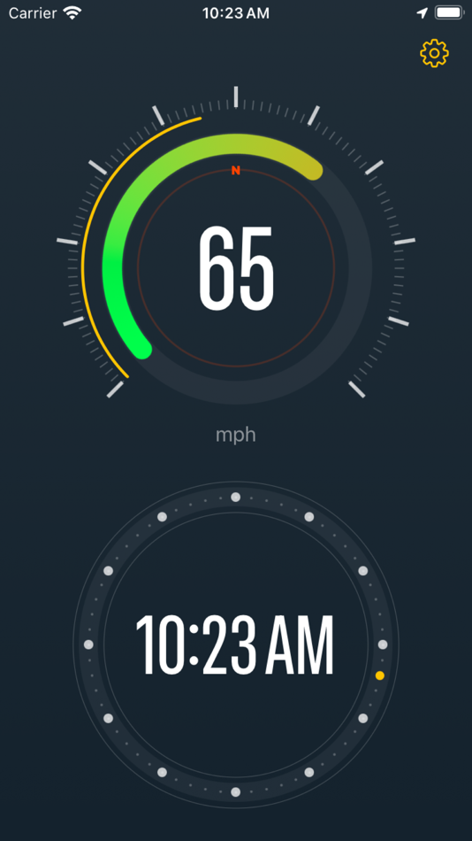 #1. Speedo Speedometer (iOS) Podle: Justin Scheetz