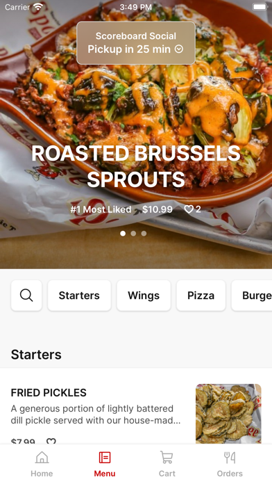 Scoreboard Social iPhone screenshot 2 - Food & Drink app