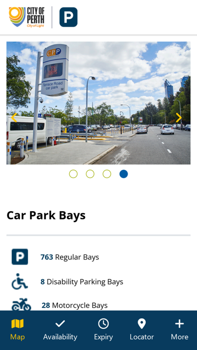 City of Perth Parking Screenshot