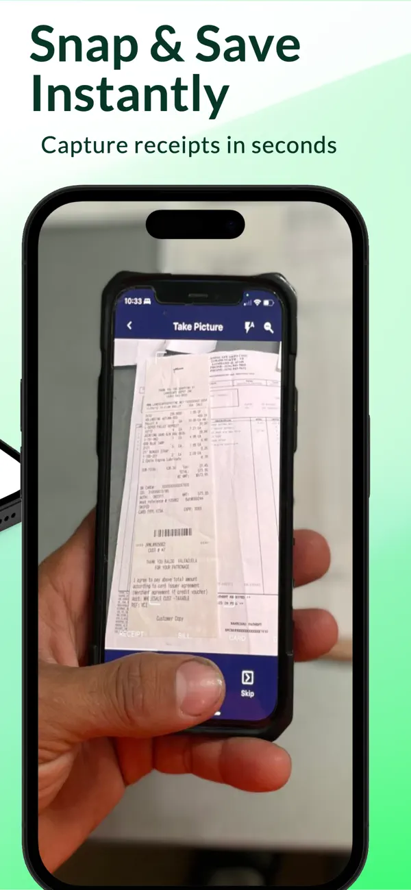 Screenshot #3 pour SnapReceipt AI: Expense Scan