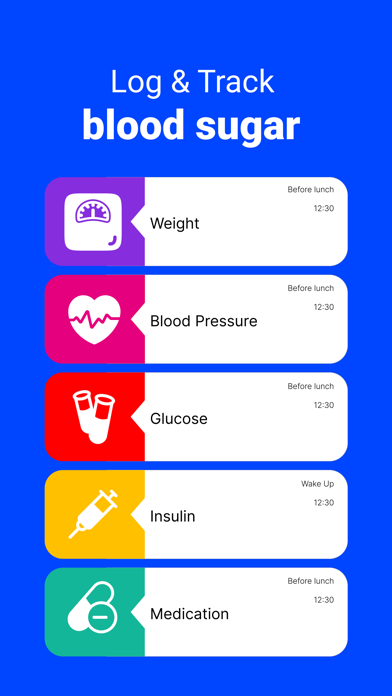 Blood Glucose Monitor・Diabetes Screenshot