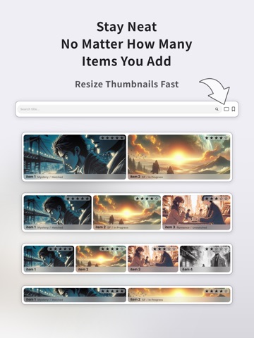 Filmio: Movie TV Anime Tracker iPad screenshot