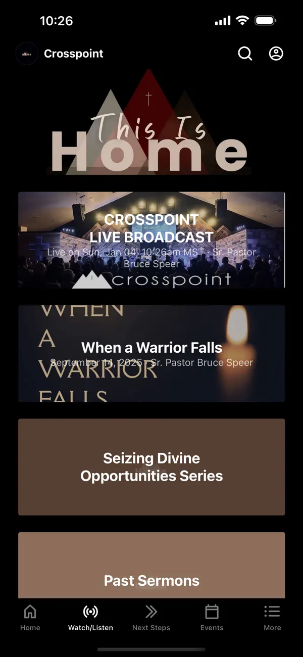 Screenshot #2 pour Crosspoint Church Missoula