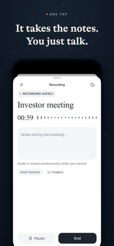 AI Meeting Note Taker AirNote Screenshot 2 of 8