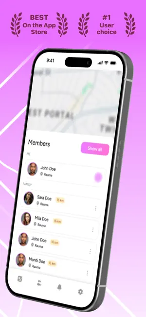 Family & Friends: GPS Tracker. screenshot 2