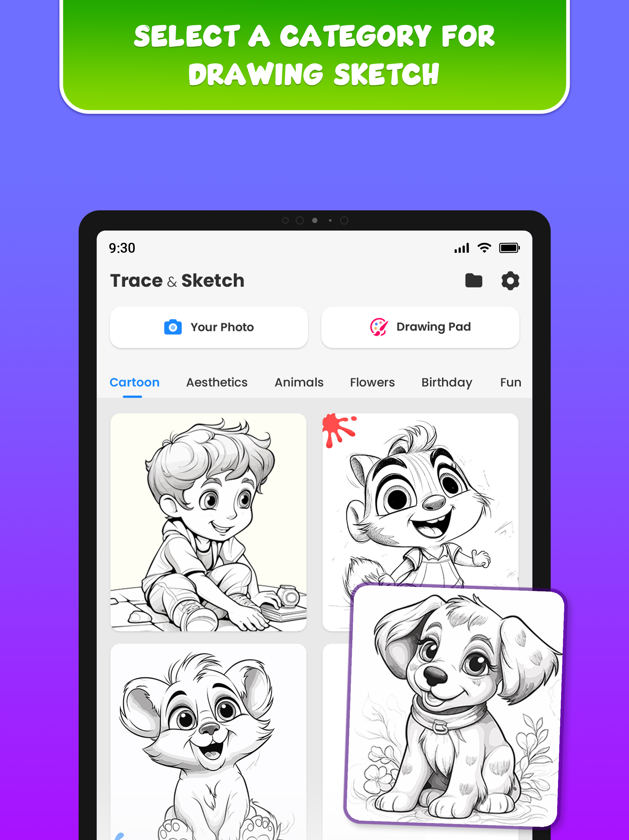 Draw - Trace & Sketch