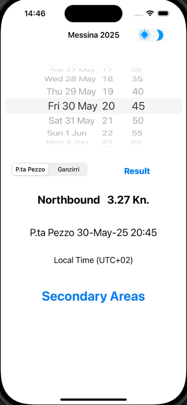 Screenshot #1 pour Messina Strait Current 2025