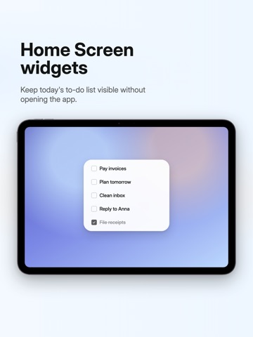 Simply Things: To-Do List iPad screenshot