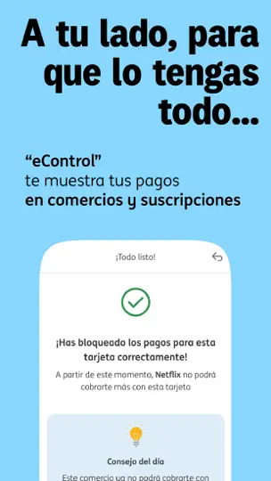 Captura de pantalla de ING Banca Móvil Y Finanzas en iPhone 4