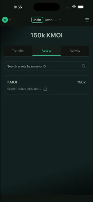 MOI Wallet screenshot 3