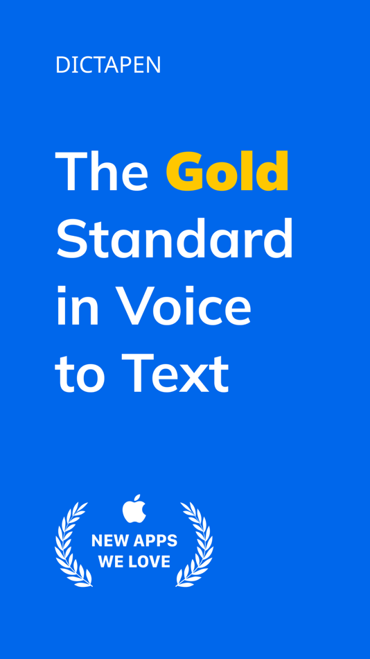 #1. Dictapen - Voice to Text (iOS) 由: Zach Farley
