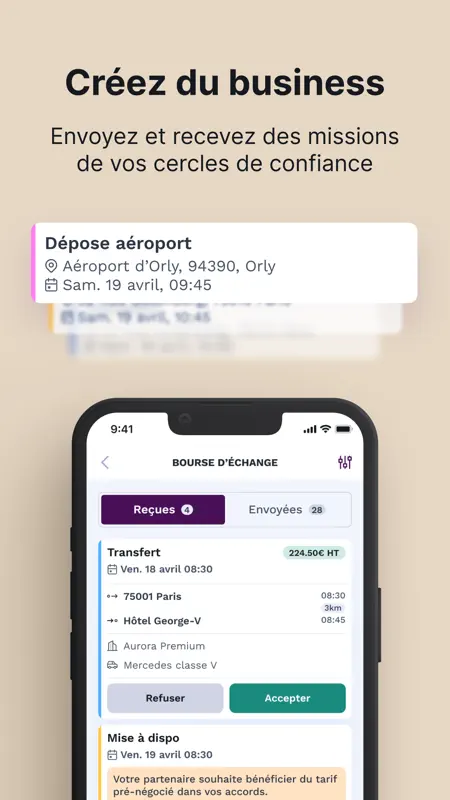 WAY-Partner : Appli chauffeur screenshot 4 of 8