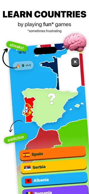 banderitas: learn geography screenshot 1