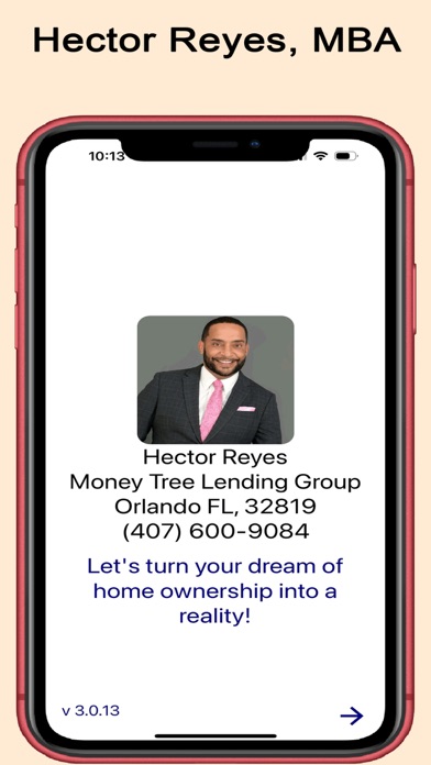 Hector Reyes, MBA Screenshot