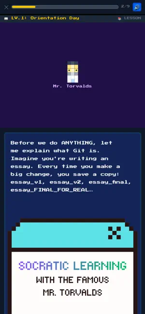 GitSetGo: Play & Learn Git screenshot 1