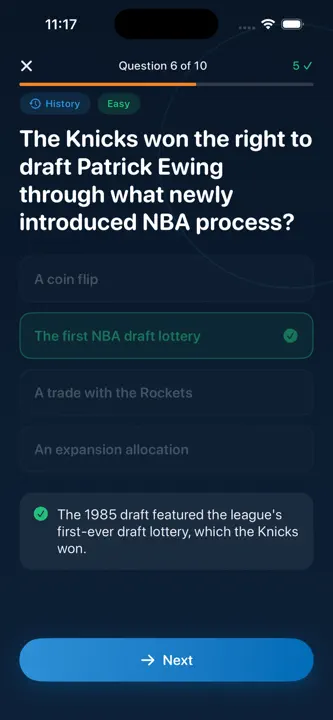 Knicks Trivia screenshot 2