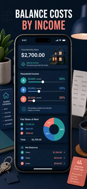 Split Rent: Roommate Bills screenshot 4
