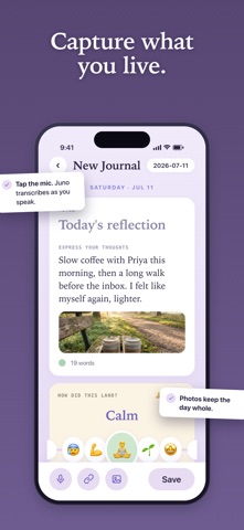 Juno: AI Journal, Mood Tracker screenshot