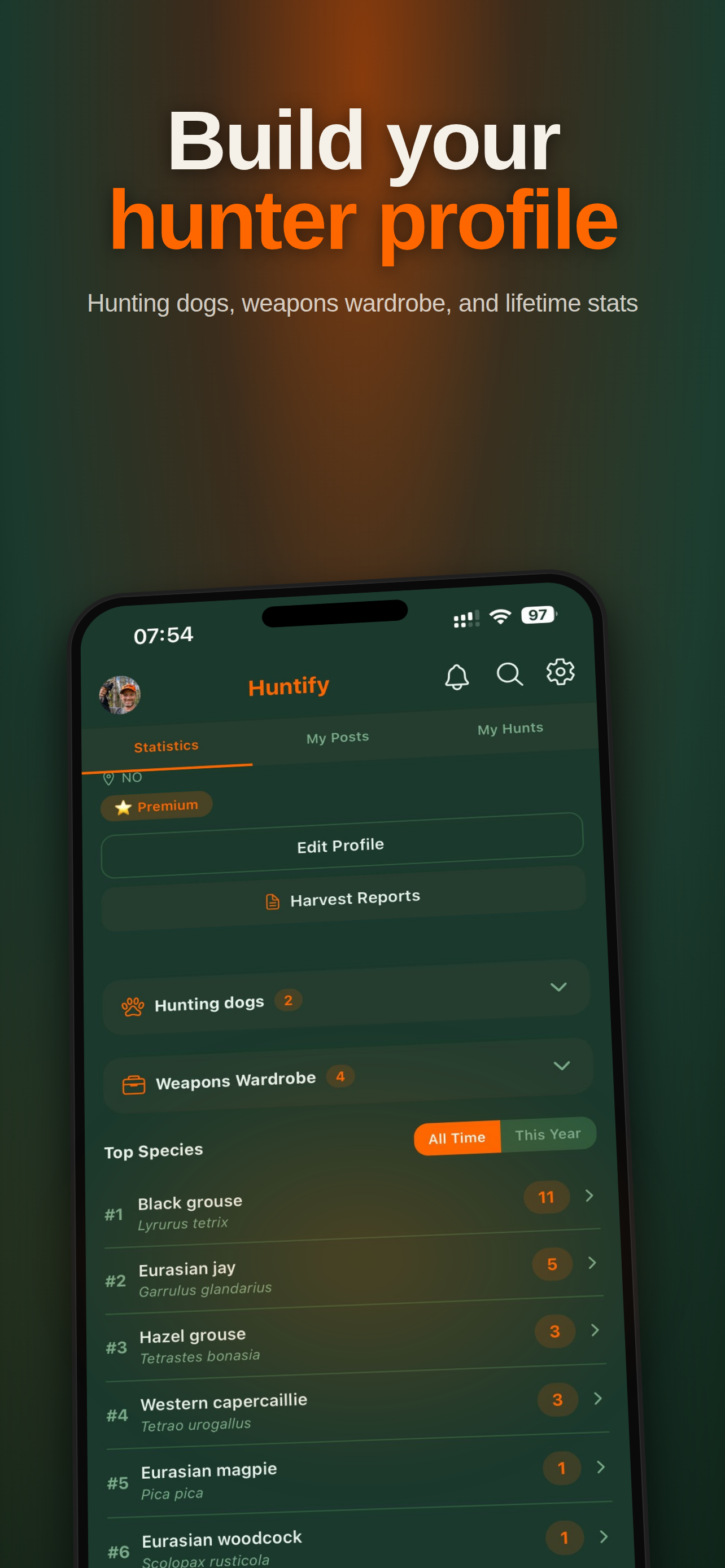 Huntify – Hunt Log & Tracker