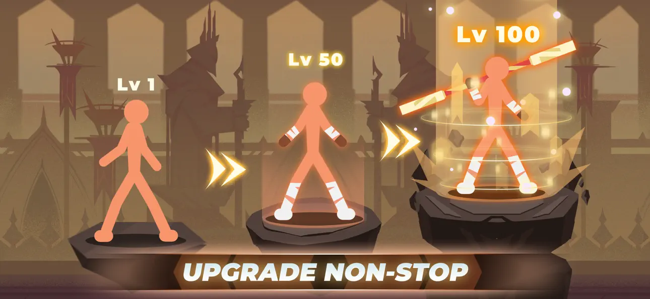 Stickman vs Monster: Idle RPG Hack screenshot 4 - iOS game interface