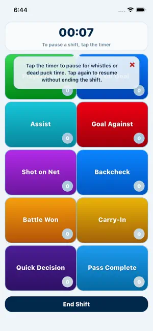 Shift Report Hockey screenshot 3