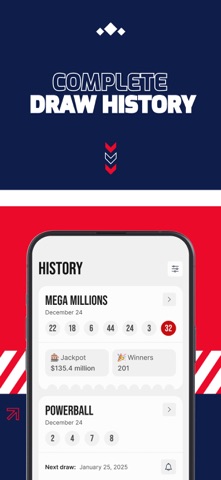 USA Lottery Ticket: Lotto App iPhone screenshot