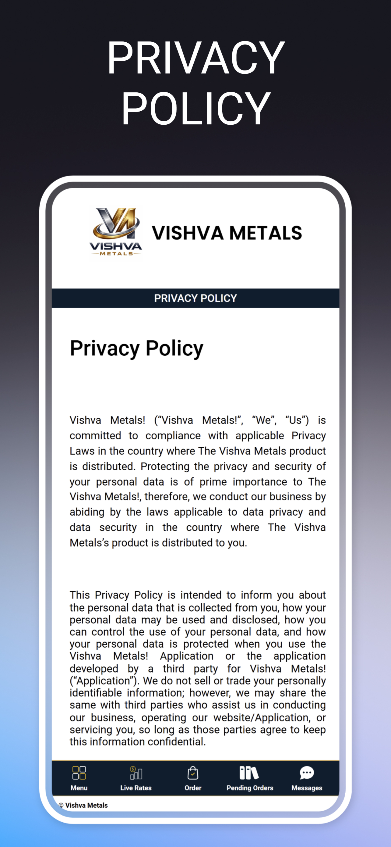 Vishva Metals