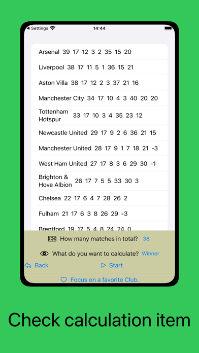 WinnerForecast Screenshot