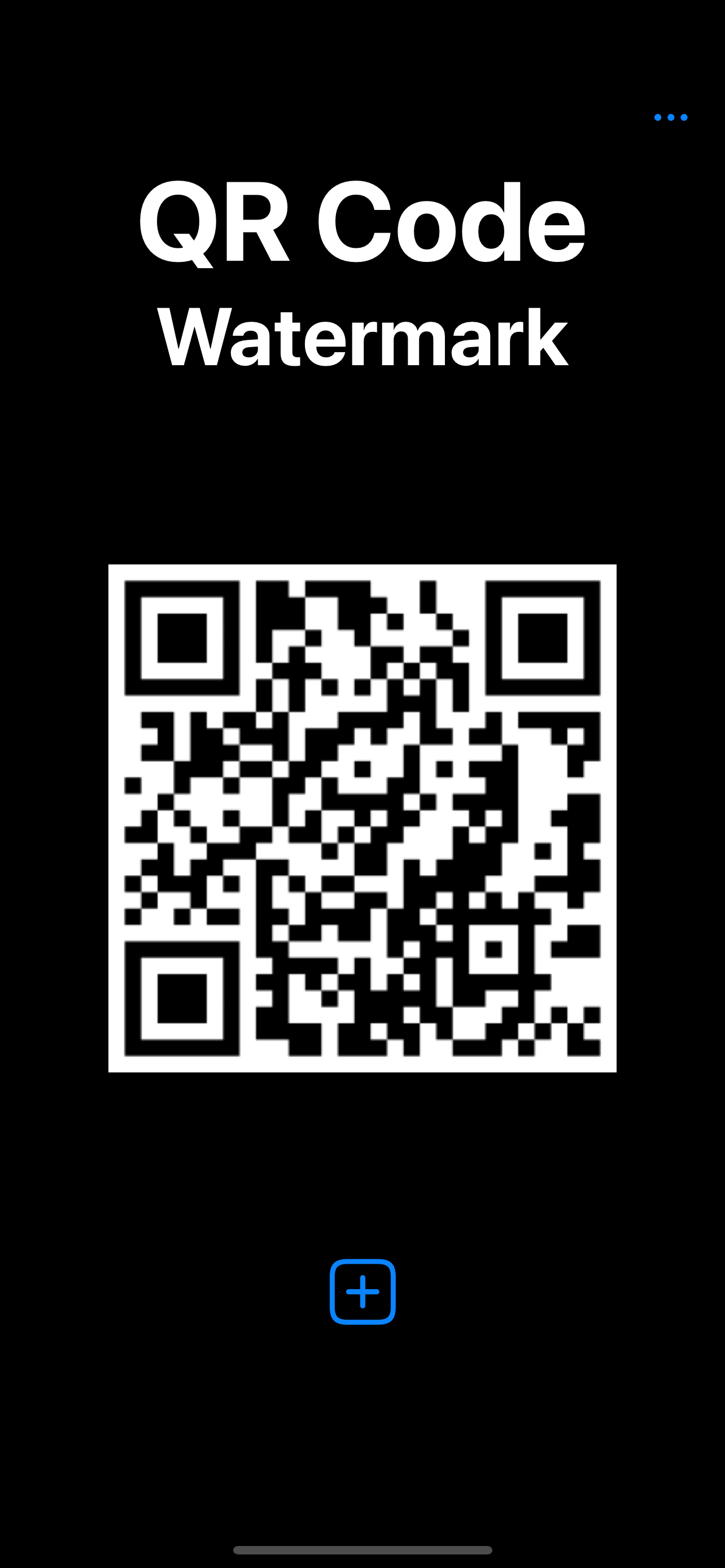 Marca de agua digital: QR code