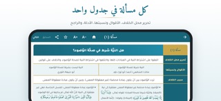 الجداول الفقهية لبداية المجتهد iPhone screenshot 2