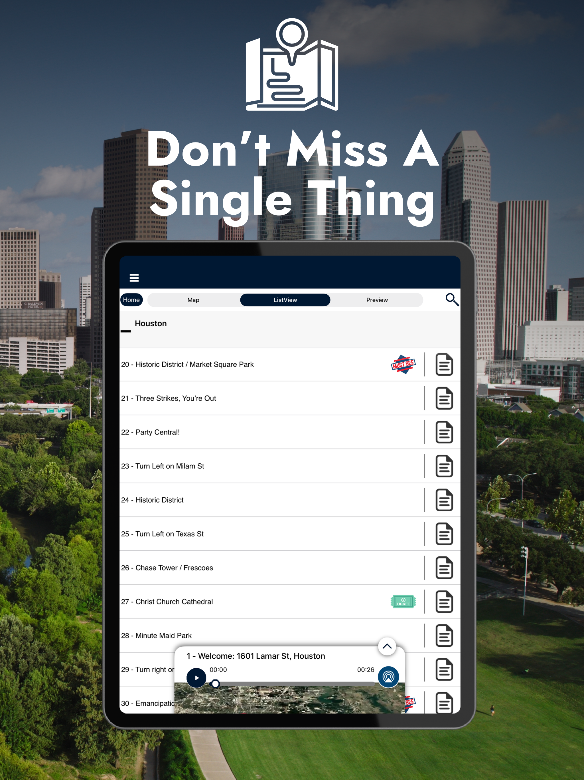 Houston Audio GPS Driving Tour screenshot 11