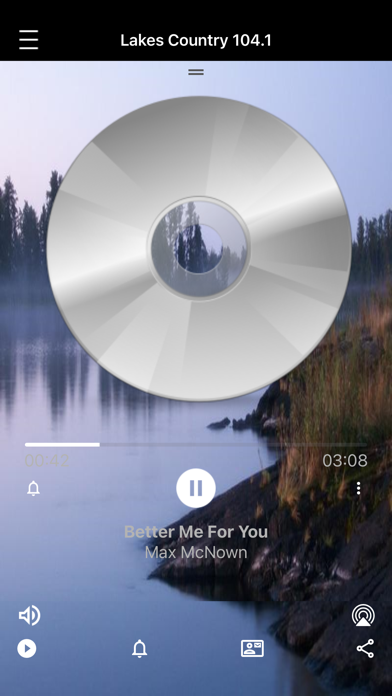 Lakes Country 104.1 iPhone screenshot 1 - Entertainment app