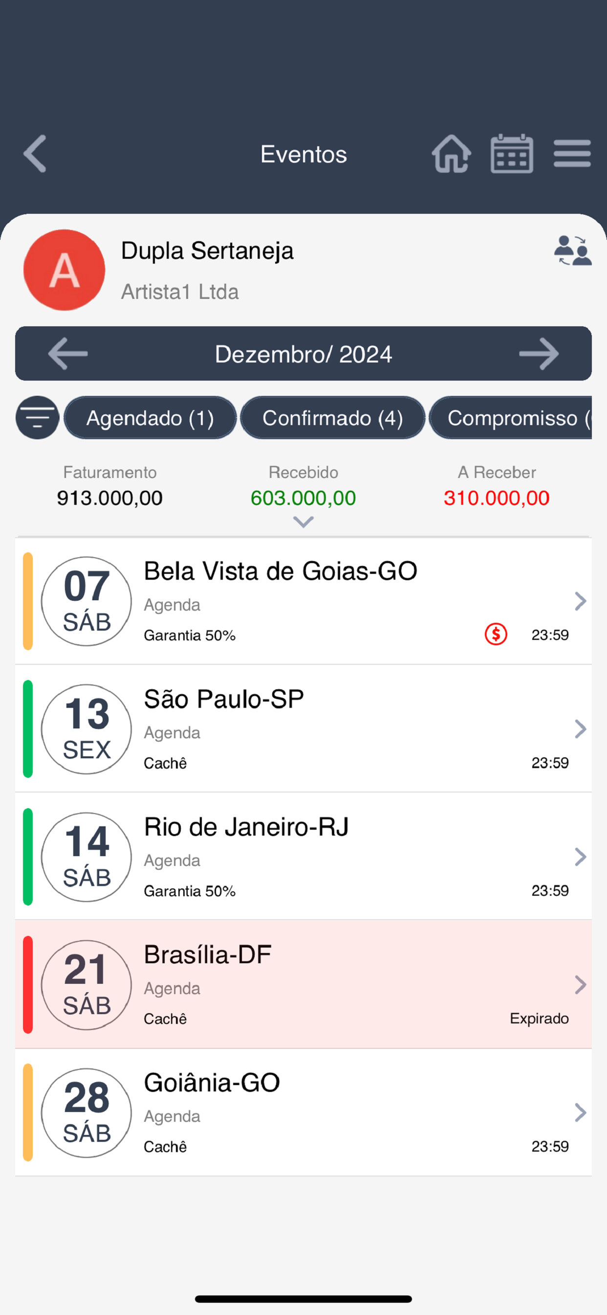 Event Finance screenshot 3