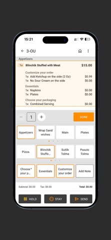 Orders.co Dine-in Express screenshot