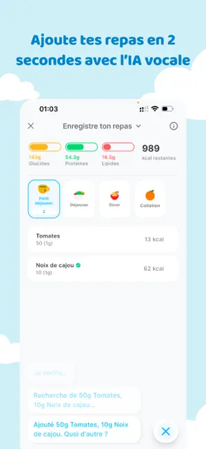 Kojo: Régime & Suivi Calorique iPhone screenshot 5