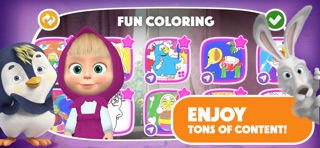 Masha and the Bear: Painting iPhone screenshot