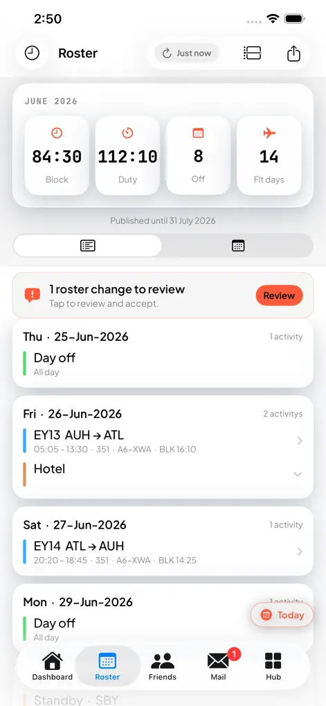 Flyers - Crew Roster - Travel App | MWM
