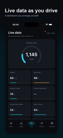 Klaro: OBD2 Car Scanner iPhone screenshot