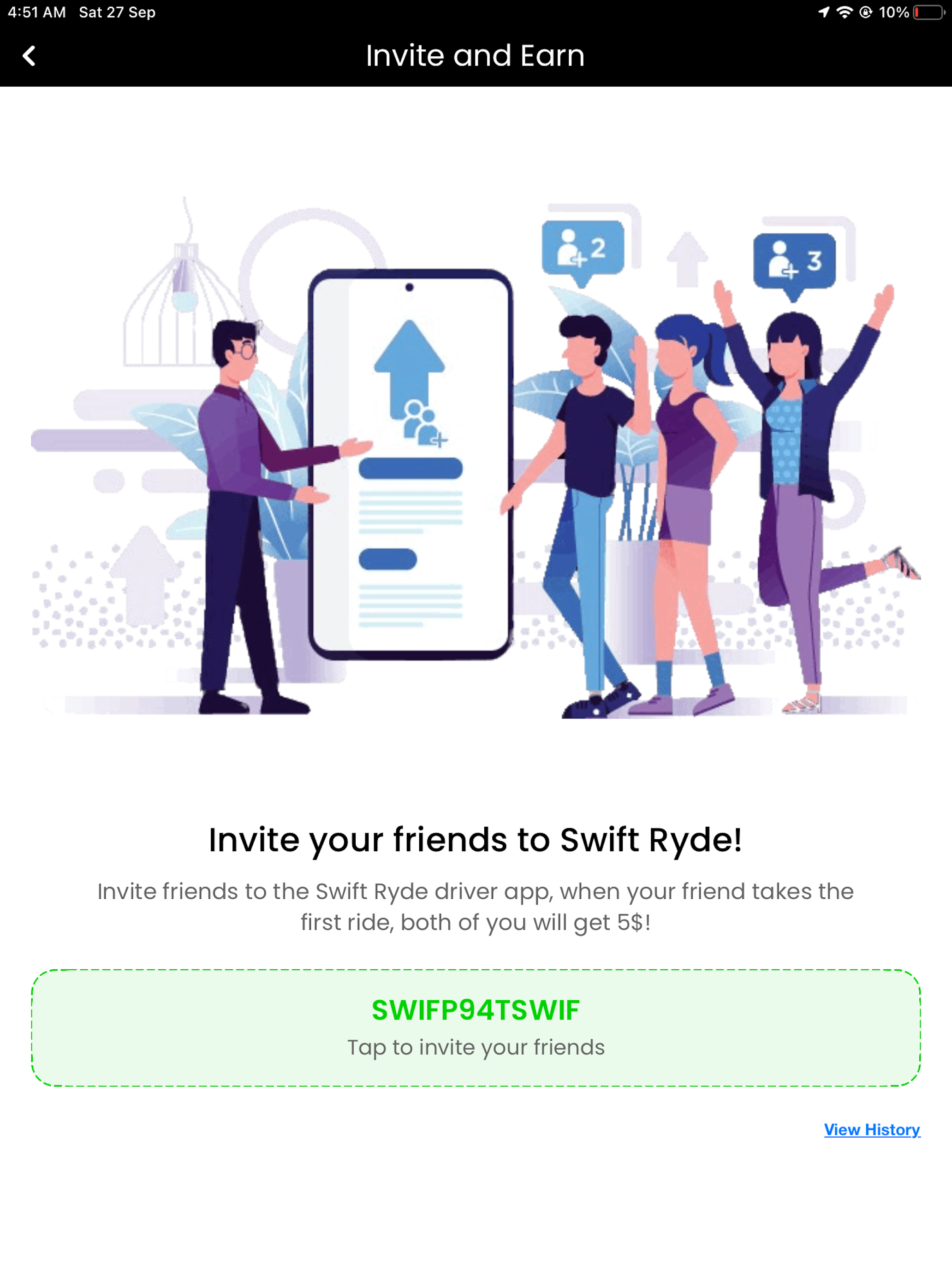 Swift Ryde Driver App