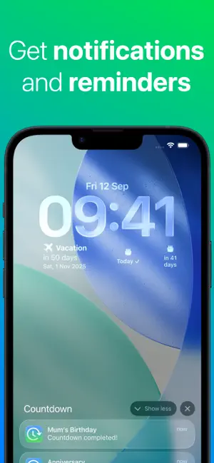 Countdown App iPhone screenshot 5