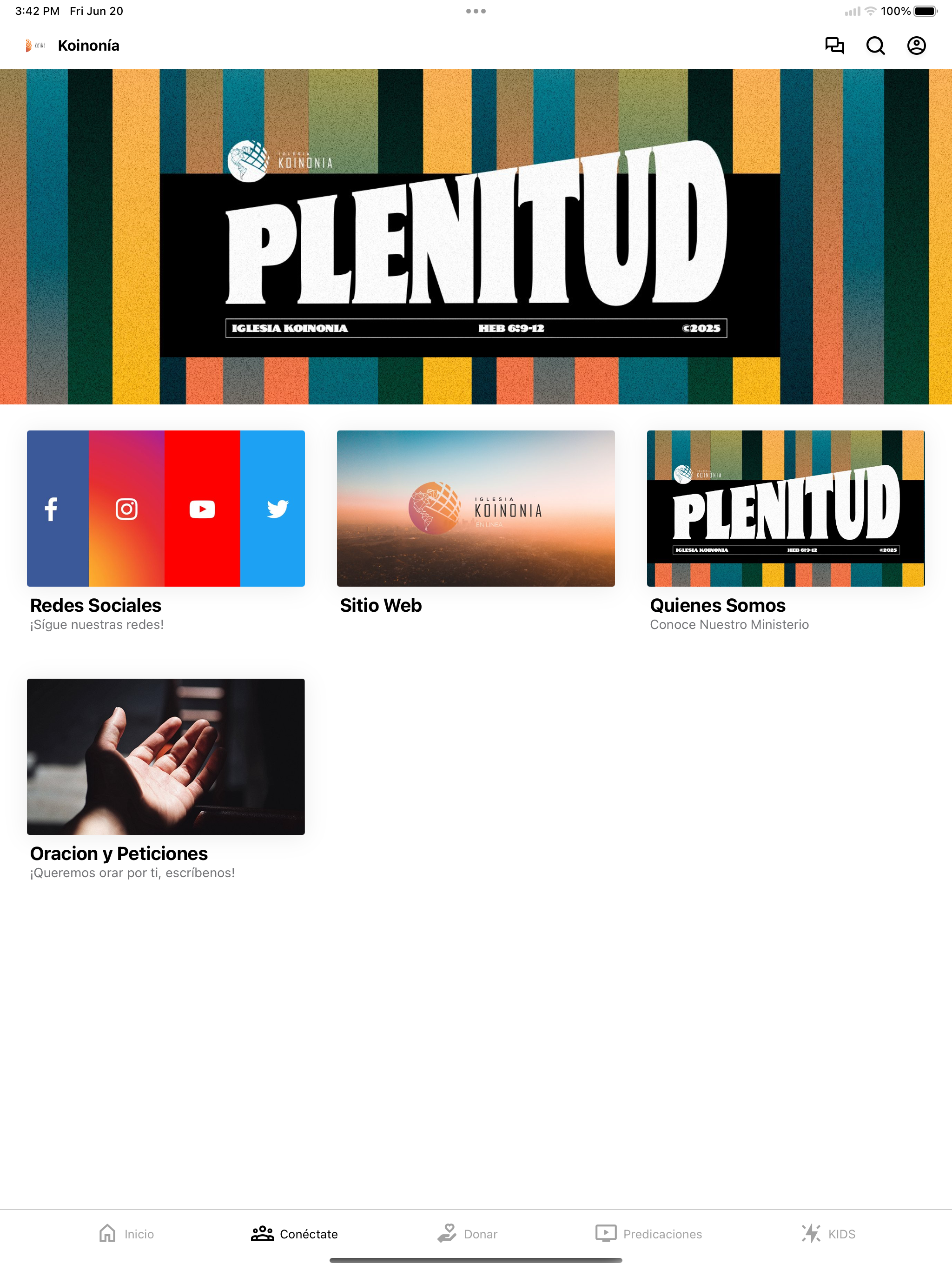 Iglesia Koinonía screenshot 6